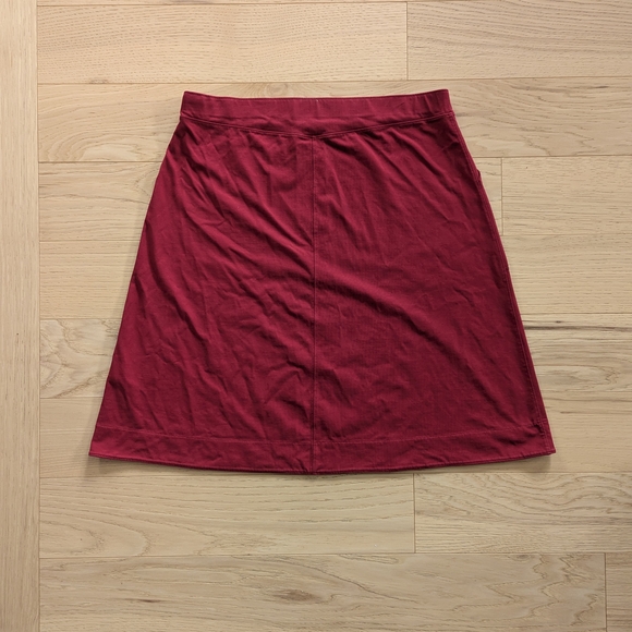 Patagonia A-Line Organic Cotton/Recycled Polyester Pull-On Skirt Pockets - Large - Picture 3 of 9